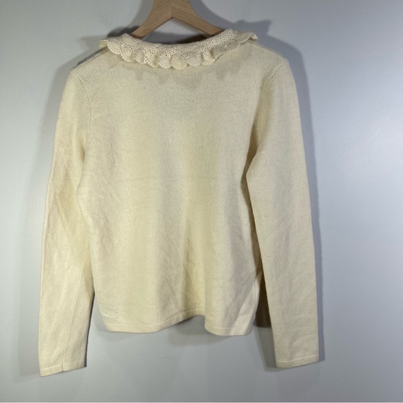 Luaren Ralph Lauren Women Sweater Top Size L Color Off White - Picture 6 of 11